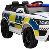 Image 2: HomCom 12V Kid Electric Ride On Police Car with Remote Control