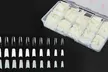 500pcs Lady French Acrylic Style Artificial False Nails Half Tips & Box - Second Medium
