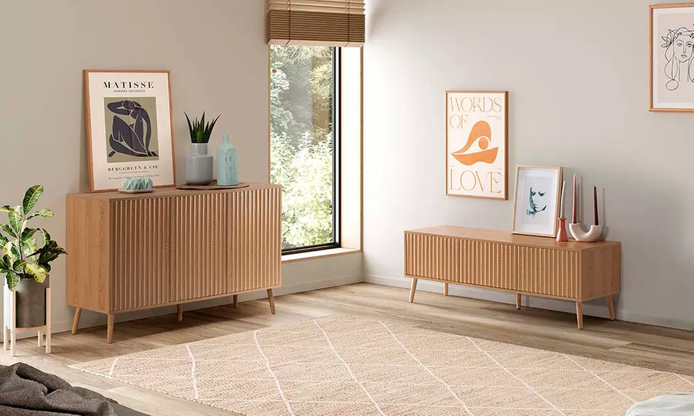 Sideboard mit 3 Türen „Lluvia”