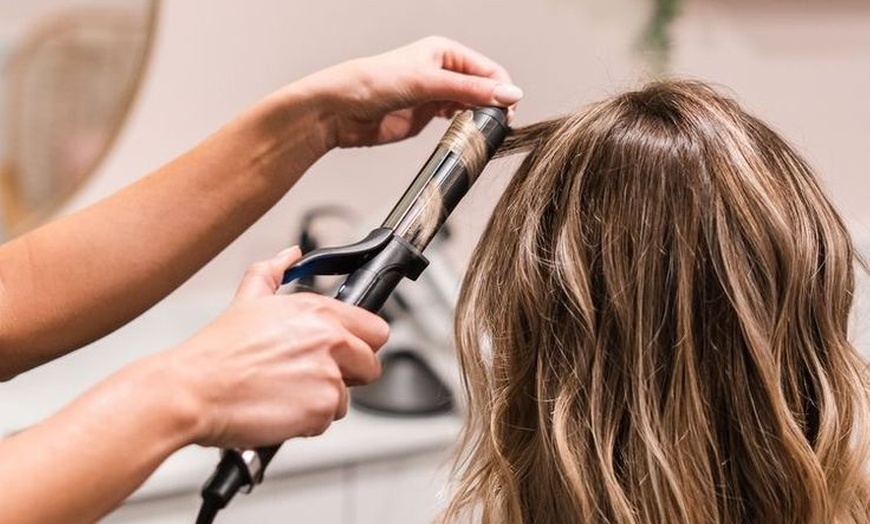 Image 12: Haircut with Highlights at On Point Hair, Beauty & Aesthetics 