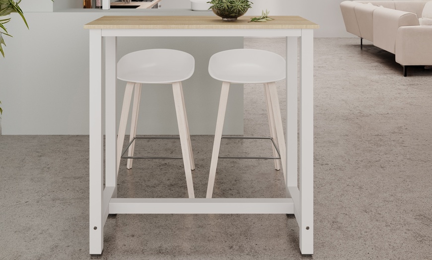 Image 5: Tavolo alto stile bar