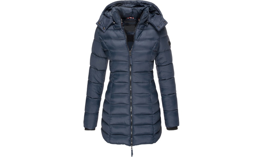 Image 2: Women's Slim-Fitting Padded Jacket
