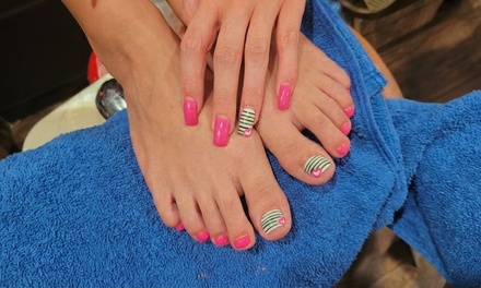 Pampering Package For Teens: Manicure+ Nails Design - All nails Lounge