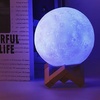 Image 1: Lampada notturna a forma di luna