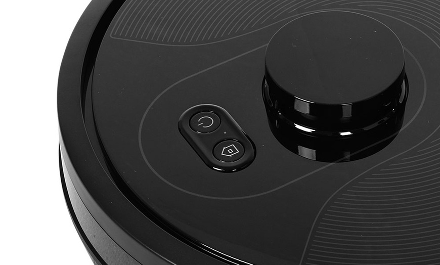 Image 7: Black Robot Vacuum Cleaner