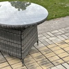 Image 3: Fimous Polyrattan-Gartenmöbel-Set mit rundem Tisch