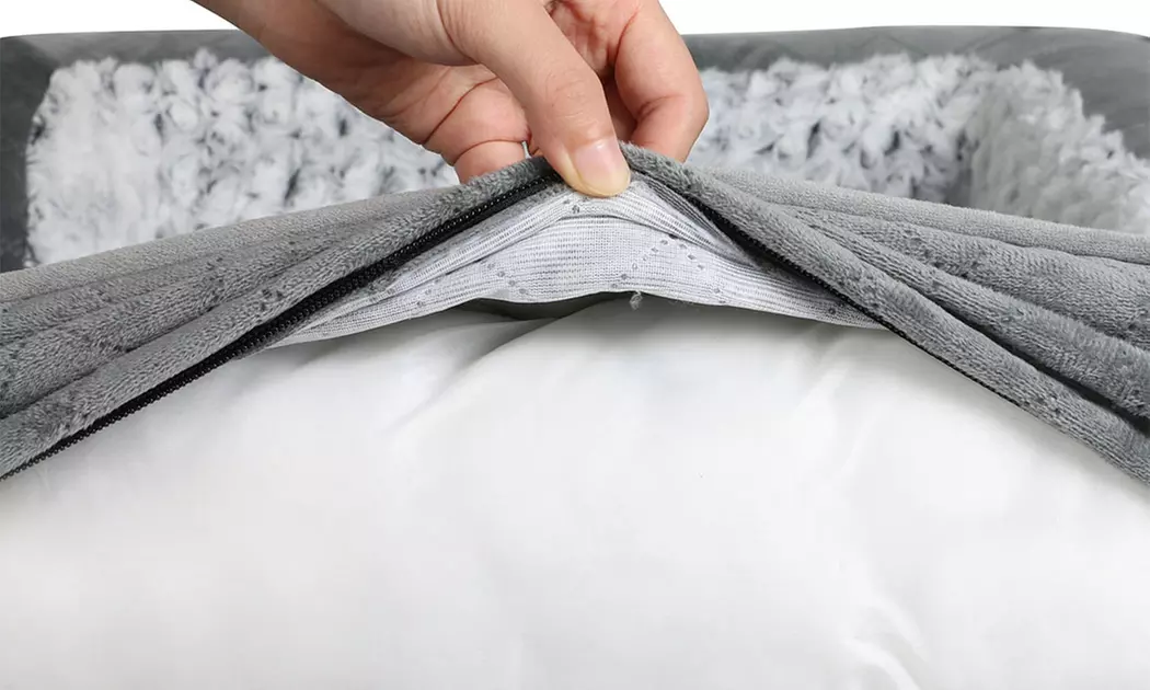 Pawz Skylos Orthopaedic Dog Bed with Bolster Support