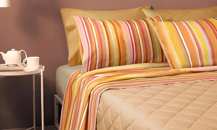 Image 5: Completo letto matrimoniale 100% cotone di Bassetti