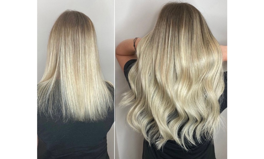 Image 4: Half or Full Russian Tape Extensions with Style Cut & Blend Included