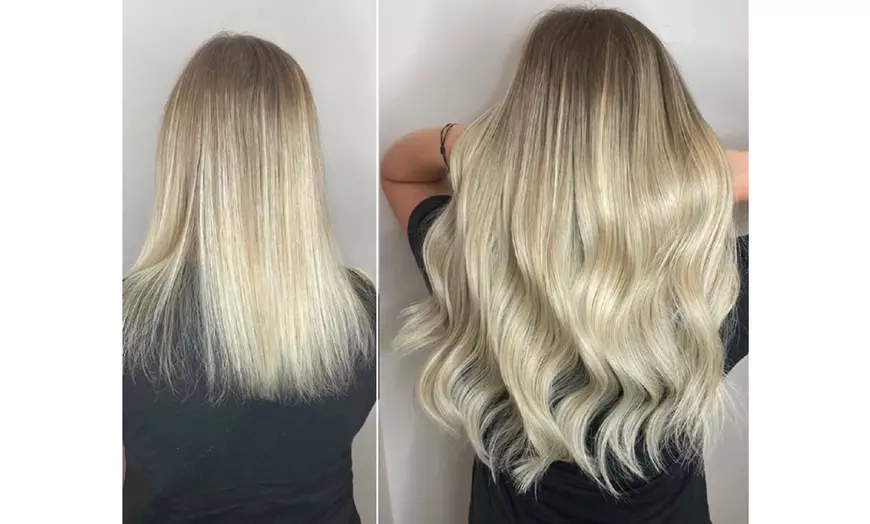 Image 4: Half or Full Russian Tape Extensions with Style Cut & Blend Included