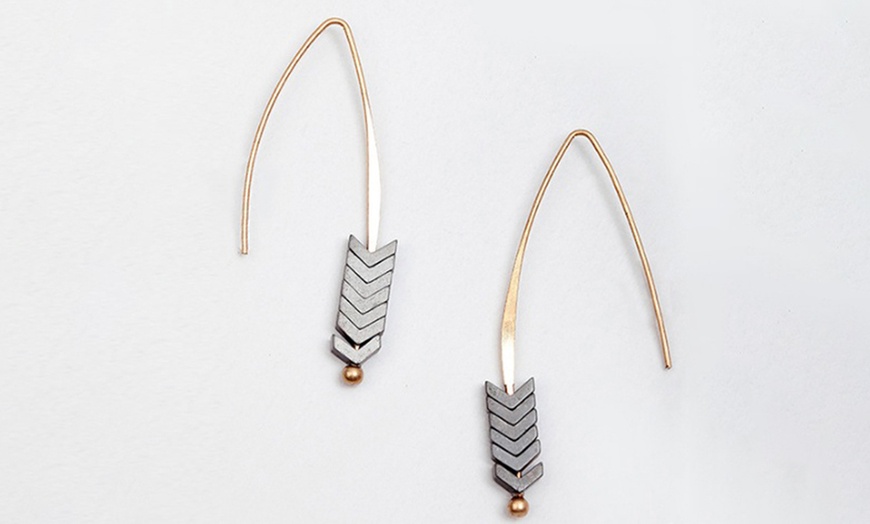 Image 2: Haute Delicate Threader Style Earrings