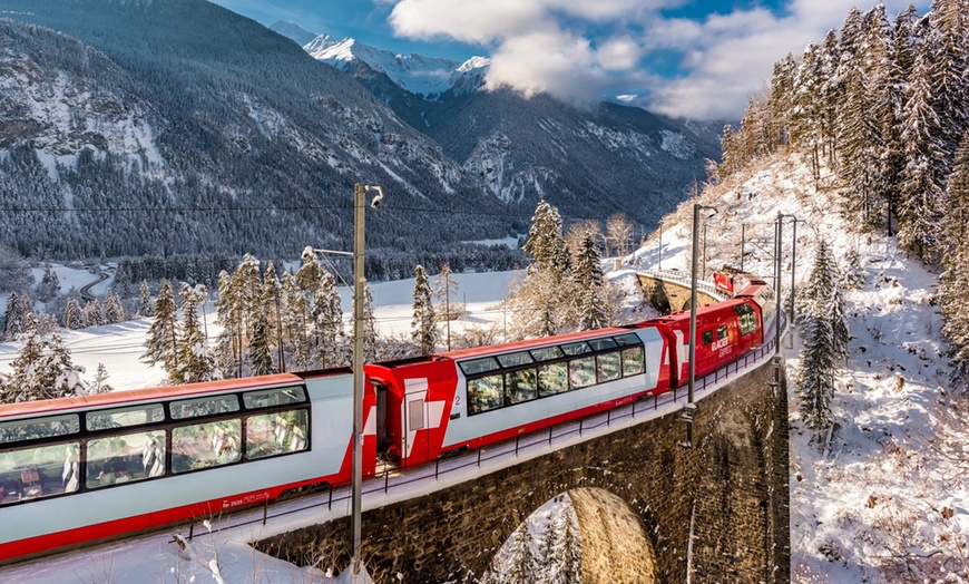 Image 9: ✈ Milan to Zurich — 8-Day Bernina & Glacier Express Rail Escape