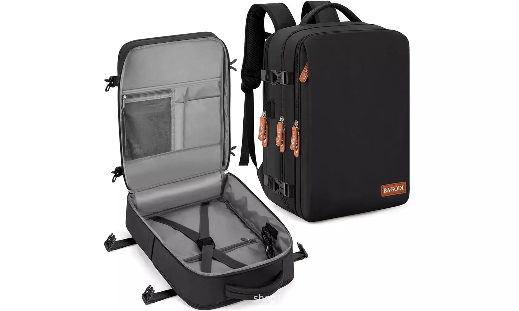 Travel Shoulder Bag with Wet and Dry Separation