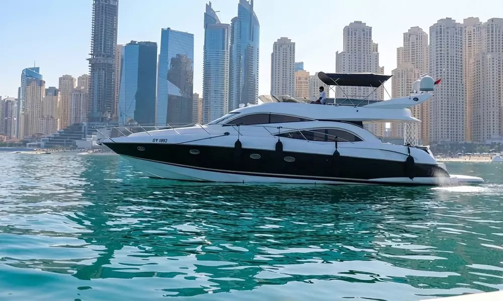 Luxury One, Two, Three, or Four-Hour Cruise on a 55-Foot Yacht Upto 35