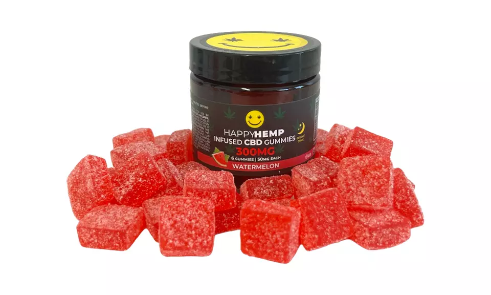 Happy Hemp Infused CBD Gummies for Sleep - Broad Spectrum CBD Gummies