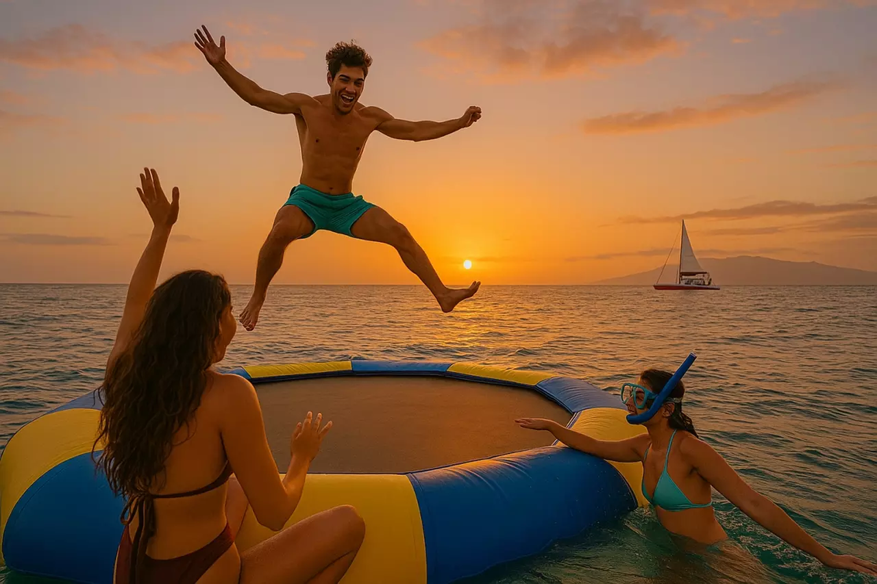 Disco Sunset Party Cruise – DJ, Trampoline, BYOB & 2 Cocktails (18+)