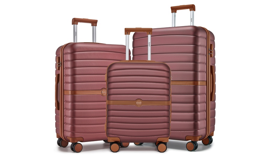 Image 11: Valigia o set di 3 valigie rigide Premium Kono