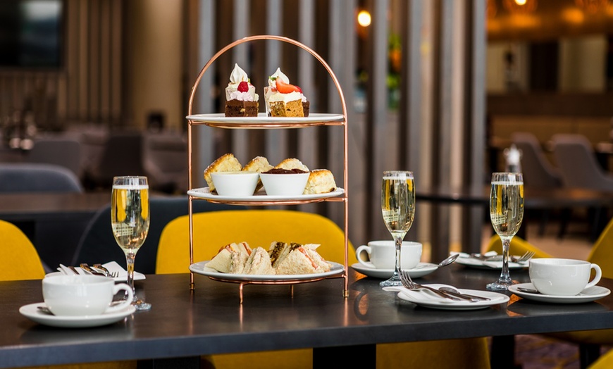 Image 1: Mimosa Afternoon Tea for Two or Four at 4* Maldron Hotel Newcastle