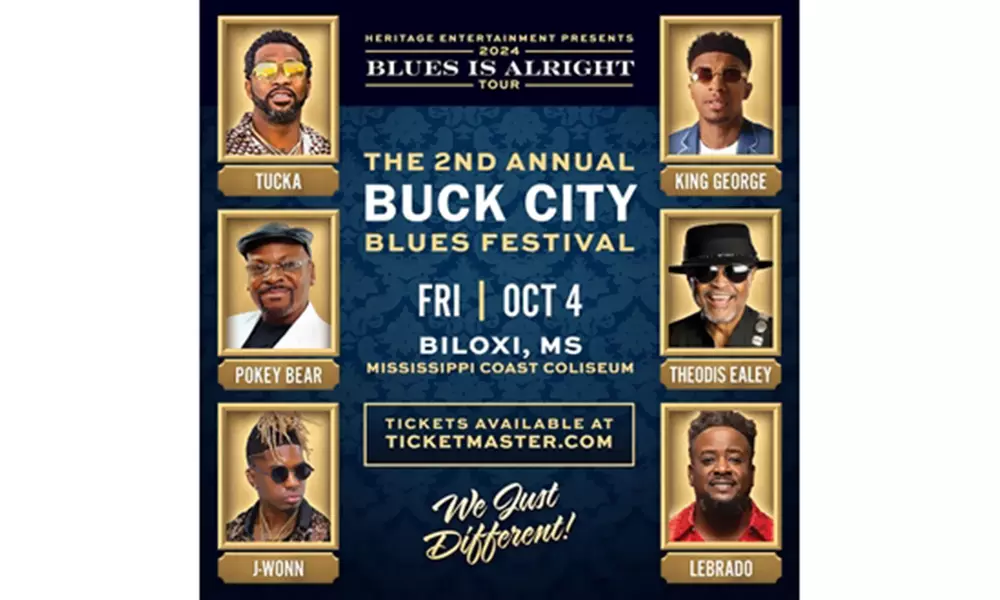 The 2nd Annual Buck City Blues Festival on October 4, 2024, 8 p.m. - Primary Image