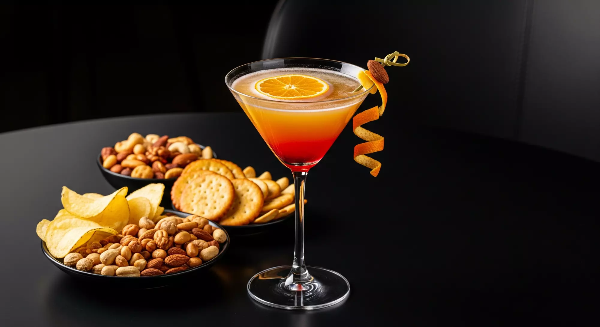 1 - 4 Cocktails nach Wahl inkl. Snack-Mix