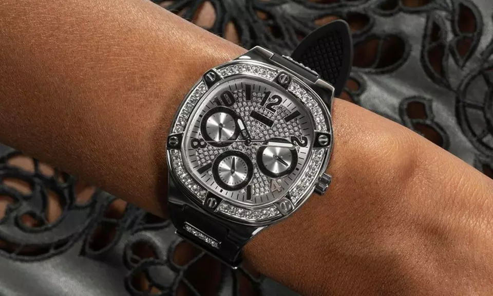 Guess stalen horloge