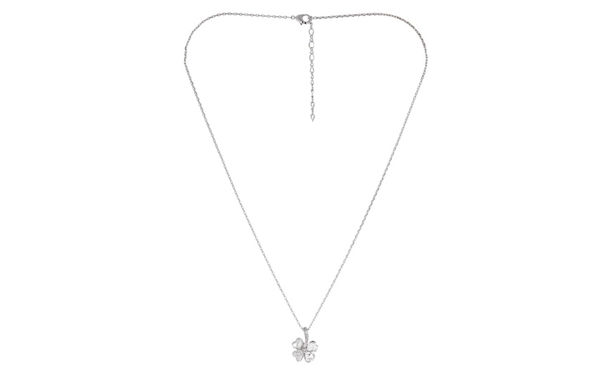 Image 12: 1x, 2x oder 3x Vierblättriges-Kleeblatt Halskette