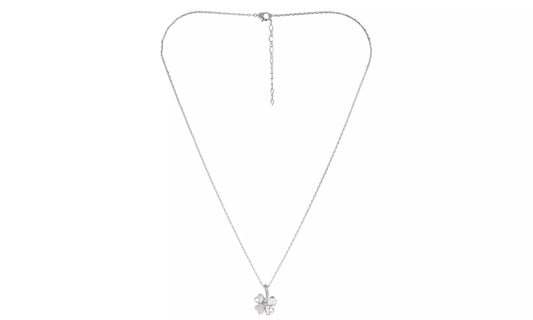 1x, 2x oder 3x Vierblättriges-Kleeblatt Halskette