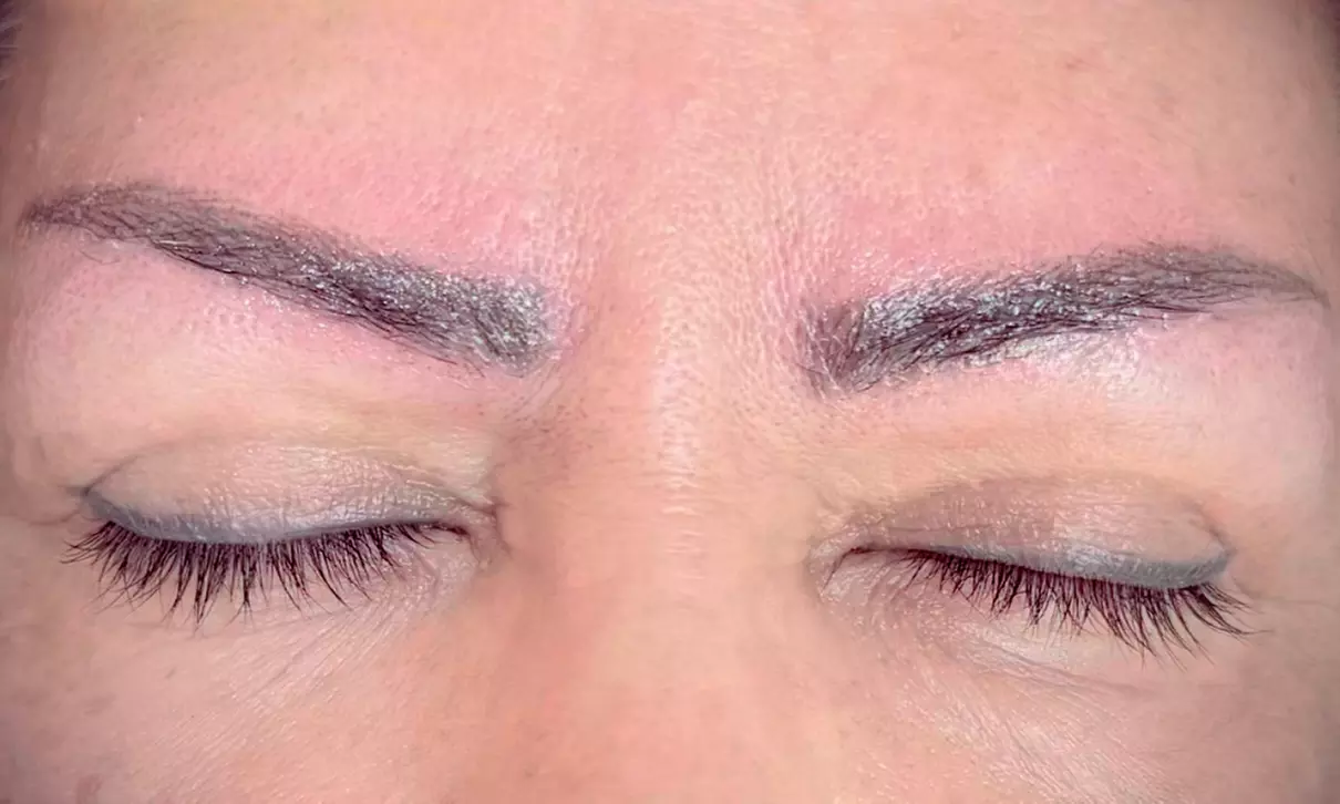 Nanobrows Full or Touch-Up Session, or Minimal Fine Line Body Tattoo