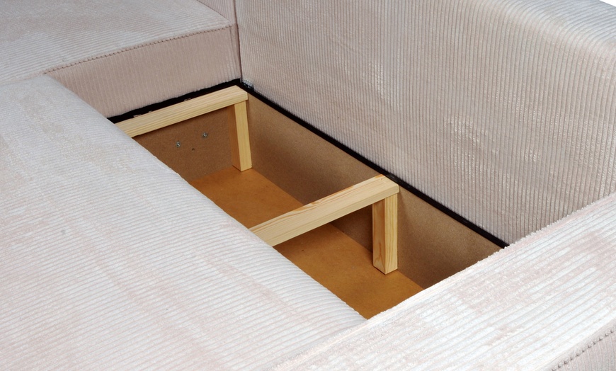 Image 5: Canapé d'angle convertible/réversible coffre "Élise" WEBER INDUSTRIES
