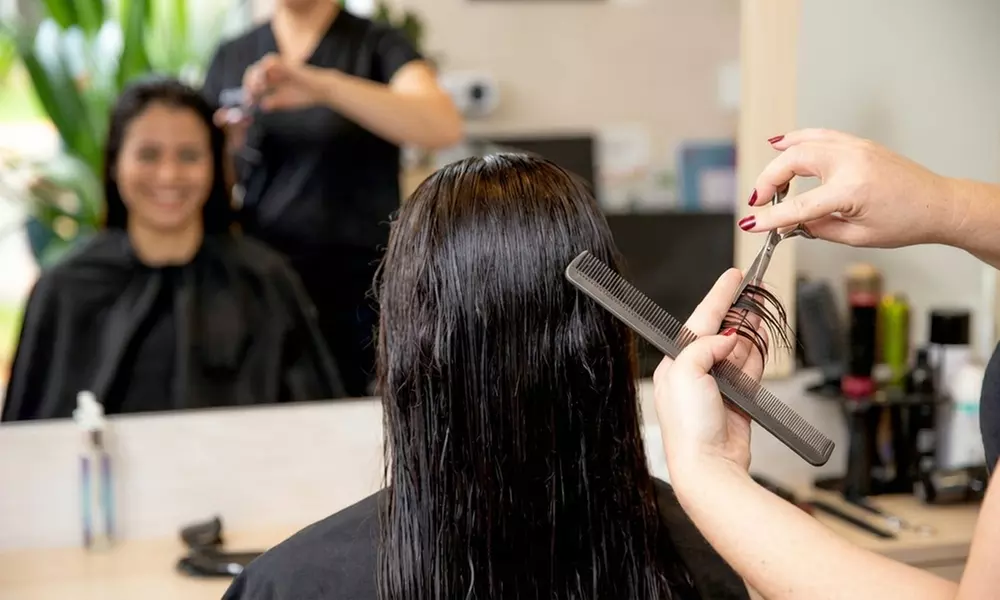 Achieve Smooth Hair: One or Two Blowouts & Deep Conditioning Treatment