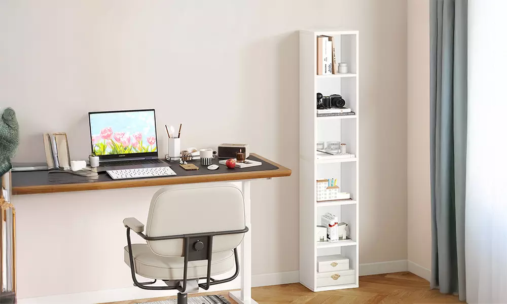 Levede 6-Tier Freestanding Bookcase