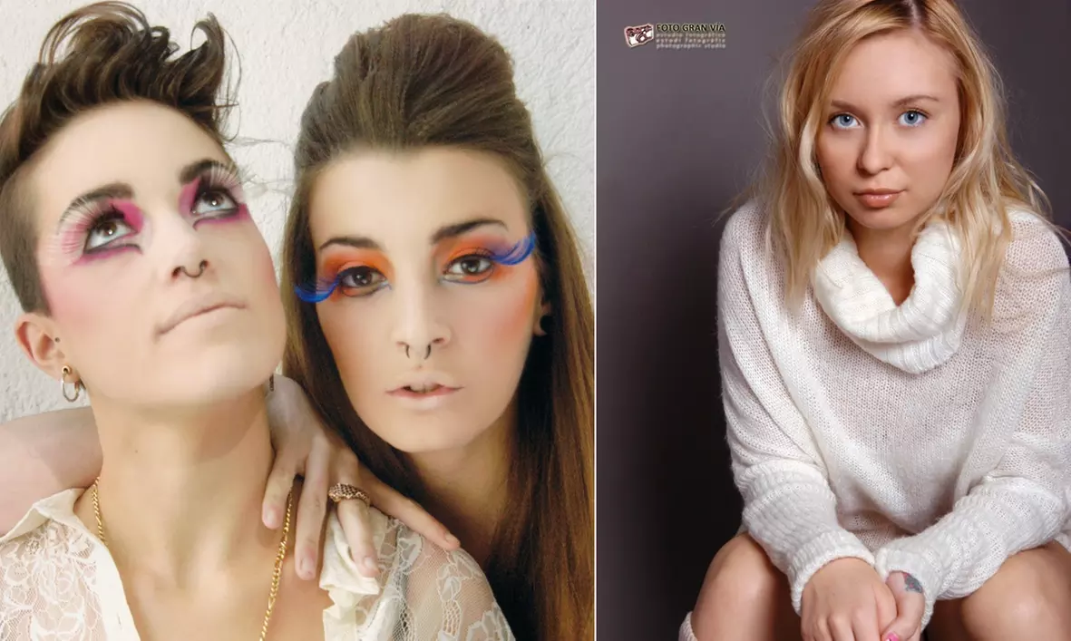 Sesión fotográfica de estudio