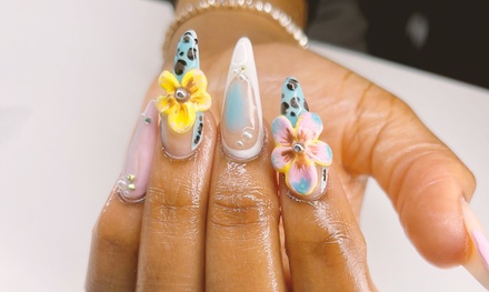 Acrylic Nails 1 design long/ XL - Beautified Nails 