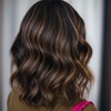 Image 3: Women's hair styling with bonder repair and vibrant color options