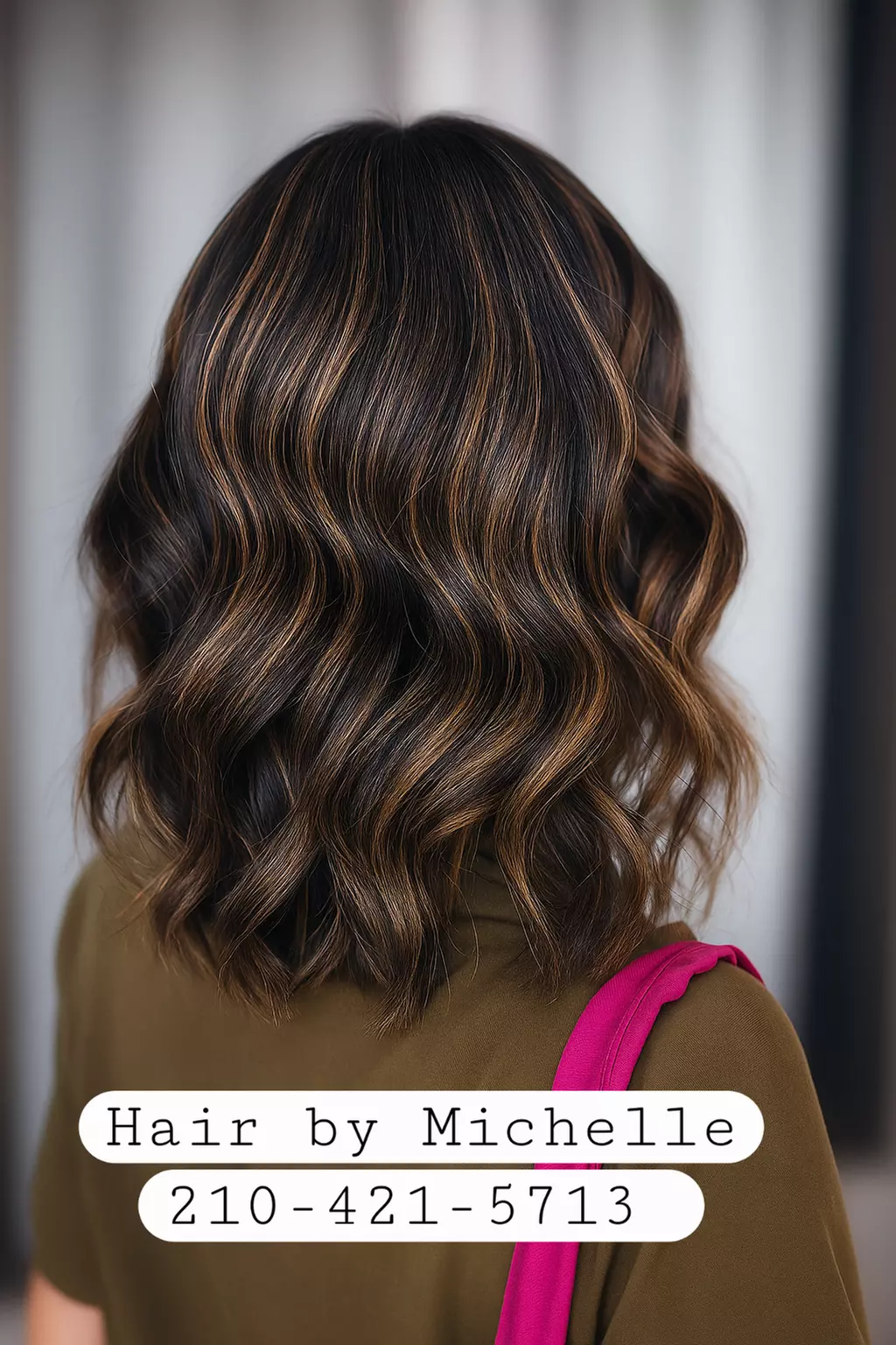 Women's hair styling with bonder repair and vibrant color options