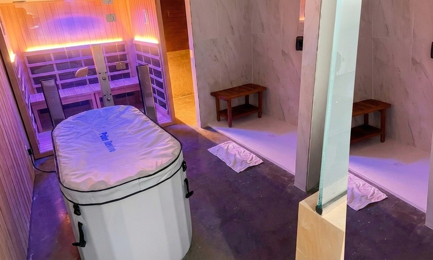 Image 2: Refresh with a 60-Min Sauna Cold Plunge Session for One, Two or Three