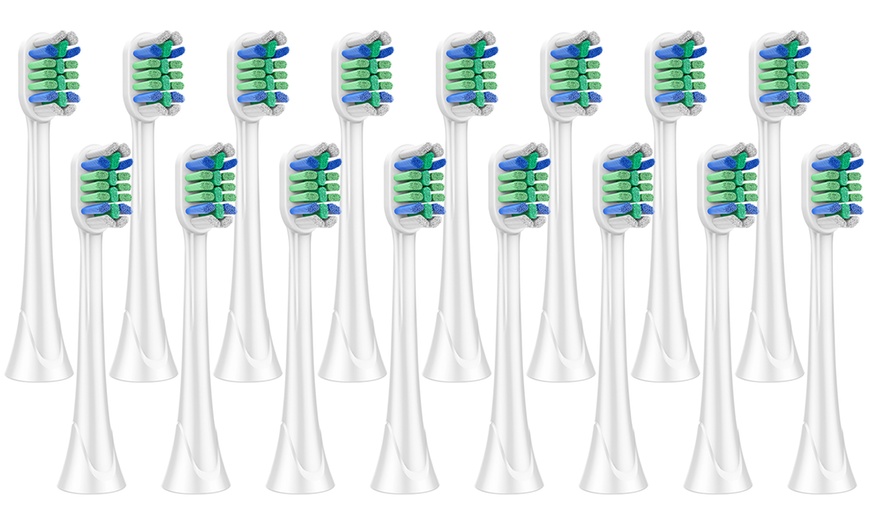 Image 5: 8-40Pcs Replacement Brush Heads Toothbrush Heads (Philips Sonicare Compatible)