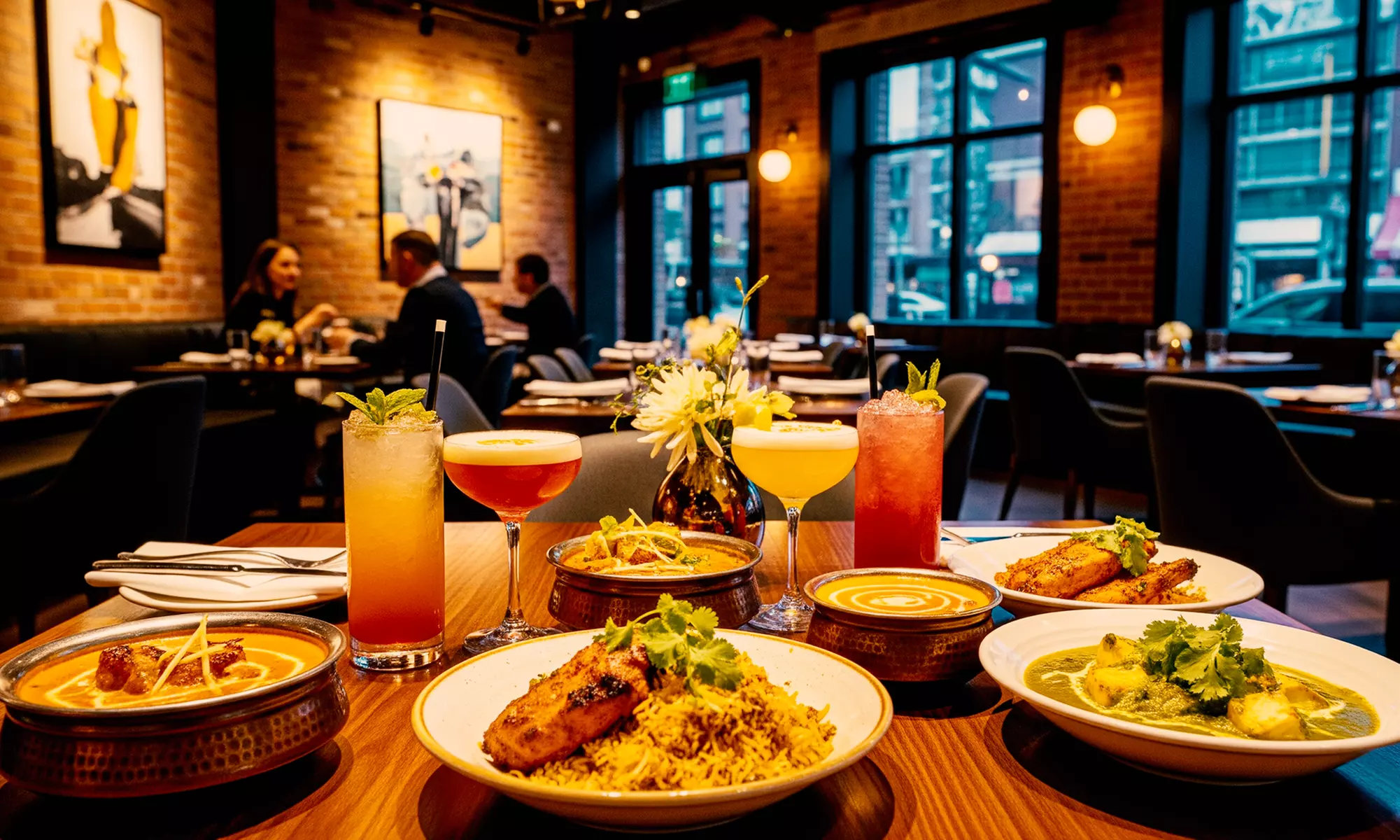 Cocktail & Entrée Duo, Party or Feast for 2, 4 or 6 – 2, 4 or 6 Cocktails + 1, 2 or 3 Entrées (Up to 40% Off) - Primary Image