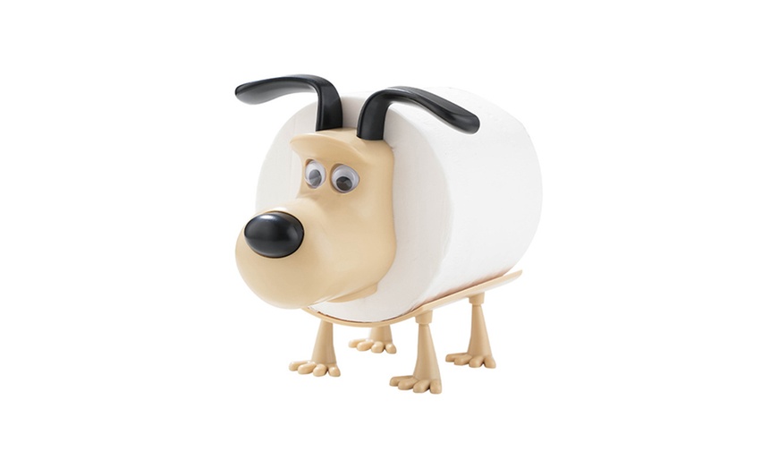 Image 3: 1x, 2x oder 3x Toilettenpapierhalter in Hundeform