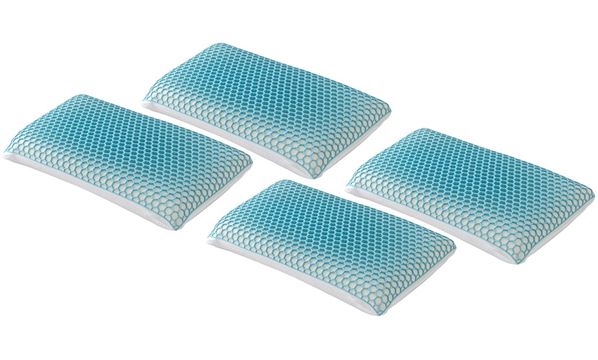 Image 7: Almohada de espuma viscoelástica y estructura alveolar, de Sampur