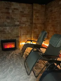 Foot detox + 30 Min Infrared Sauna+ 50 min of Salt Cave for 1, 2, or 4