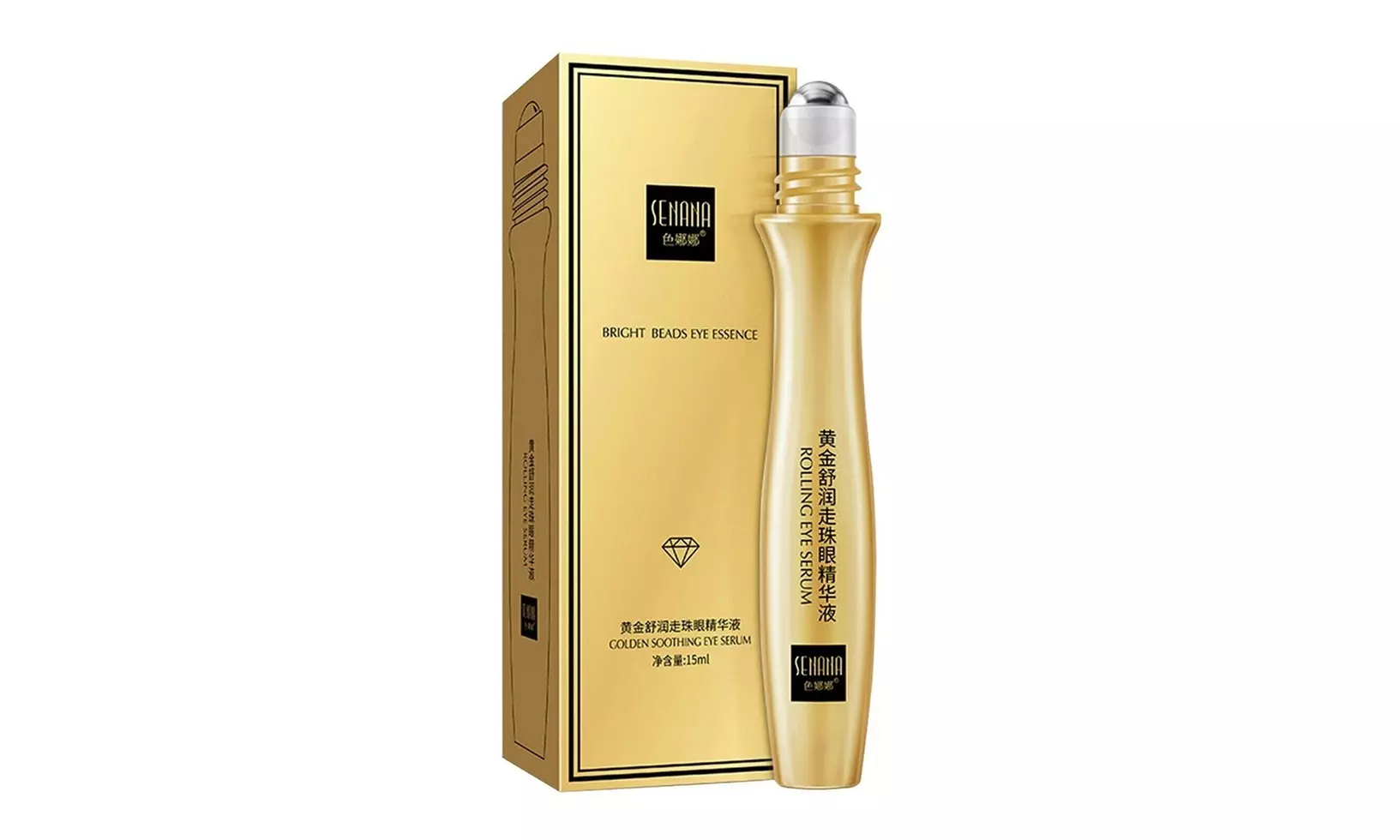 Gold Eye Serum Peptide Collagen Cream Roll-on Essence Anti Wrinkle Puffiness