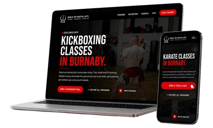 Custom Landing Page Business Website with Mobile Design & Contact Form - TurboApply Agency