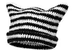 Women's Knitted Cat Ear Beanie Hats - Second Medium