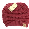 Image 38: Cheveux Corp. Women's Solid Classic CC Beanie