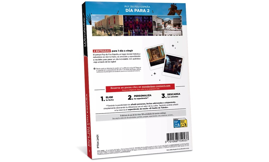 Image 2: Viaja a lo largo de los siglos con 2 entradas para 1 día con Wonderbox