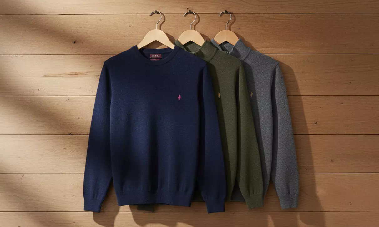 Maglione uomo in misto lana MCS Marlboro Classic