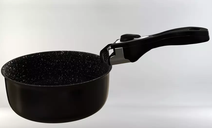 Image 6: Batería de cocina de 10 piezas con mango desmontable, de Herzberg