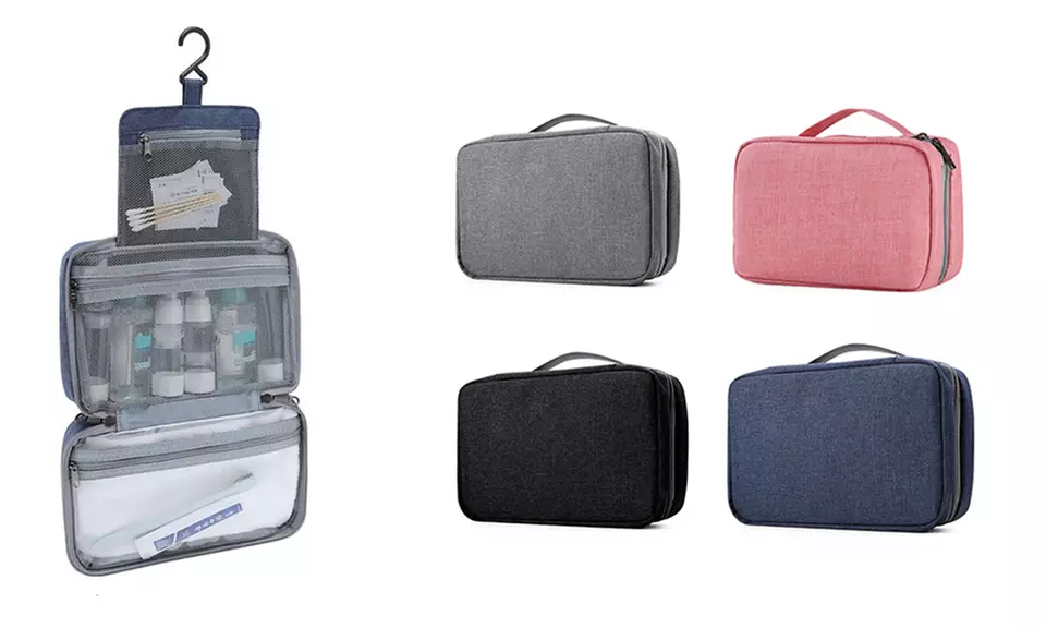 1x oder 2x Reise-Kulturbeutel zum Aufhängen