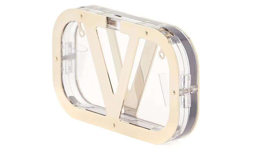 Image 3: Valentino Garavani Rockstud & Logo Clutches | Designer Bags (Up to 53% Off)